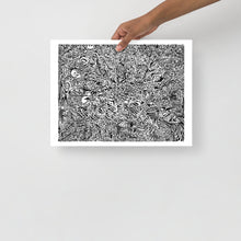 Load image into Gallery viewer, 12 by 16 inch print of modern illustration by Oddly Oaktree for a retro minimalist interior design in your home office.